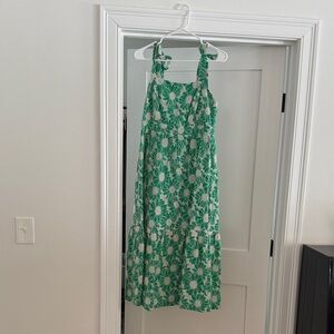 Lost + Wander Green Floral Dress